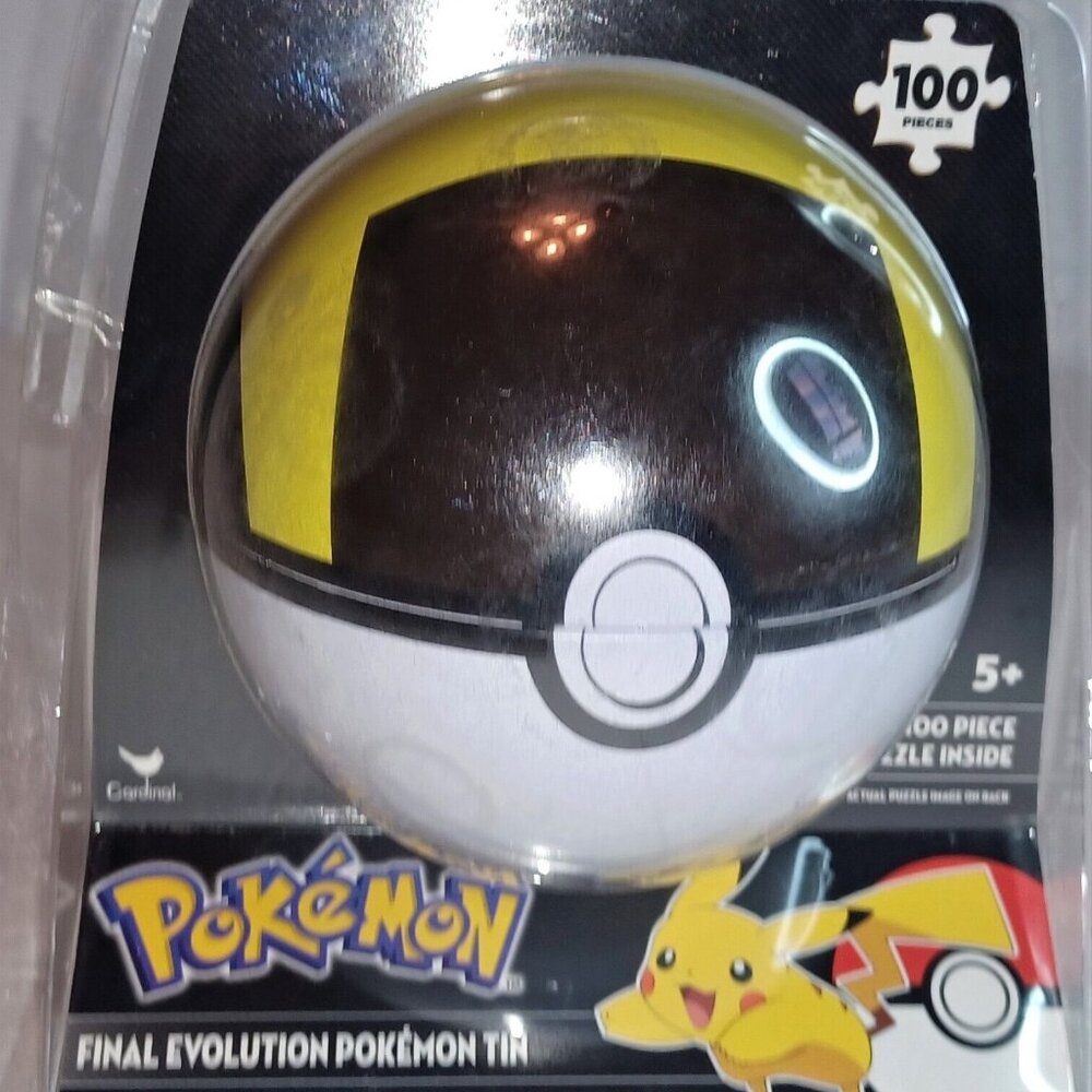 Lot of 2-Final Evolution Pokemon Tin and 100 piece Jigsaw Puzzle New Sealed